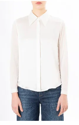 Silk Front Shirt Milk