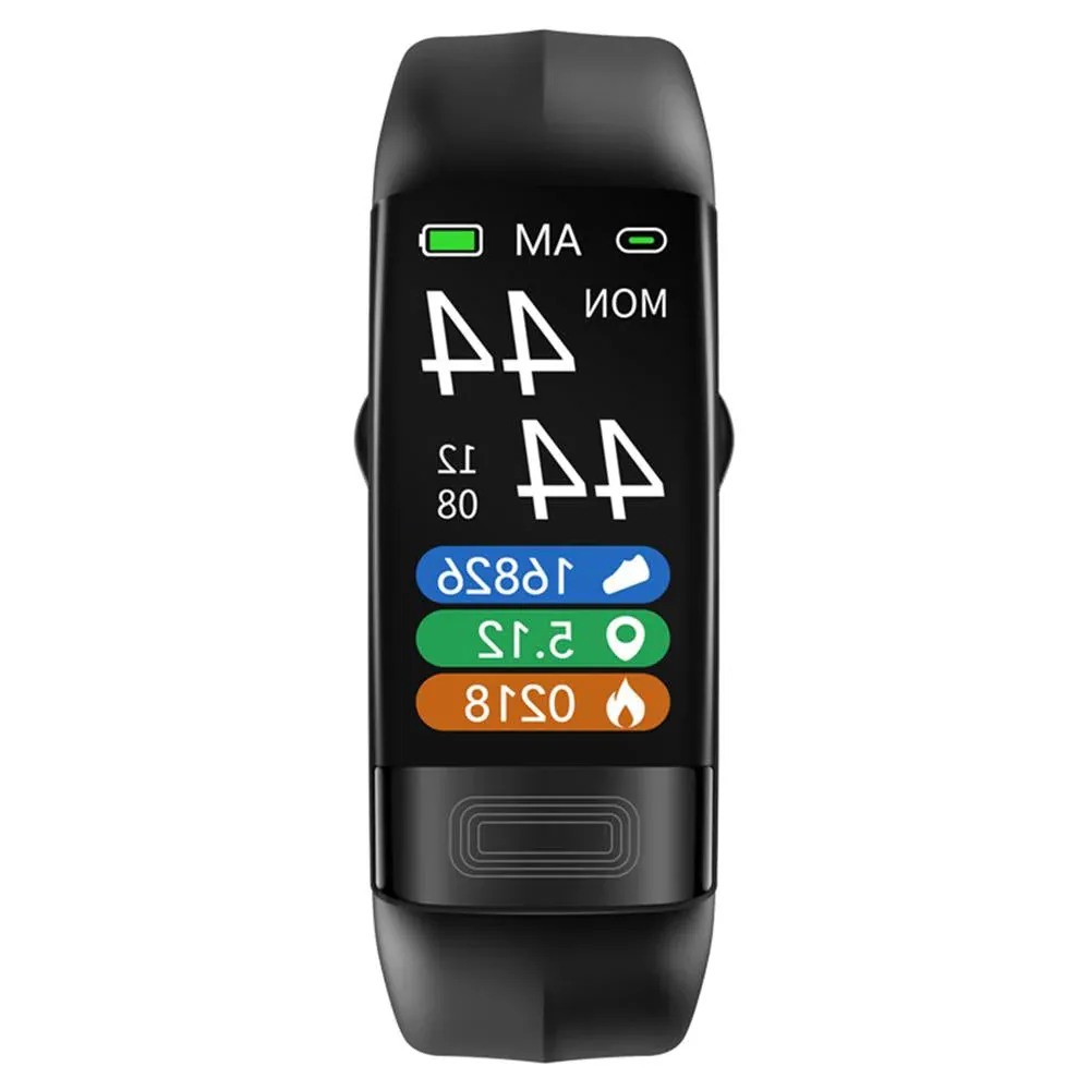 Smart Bracelete Blood Pressure Monitor - ECG, Heart Rate, Oxygen Saturation & Sleep Tracker - FDA Approved