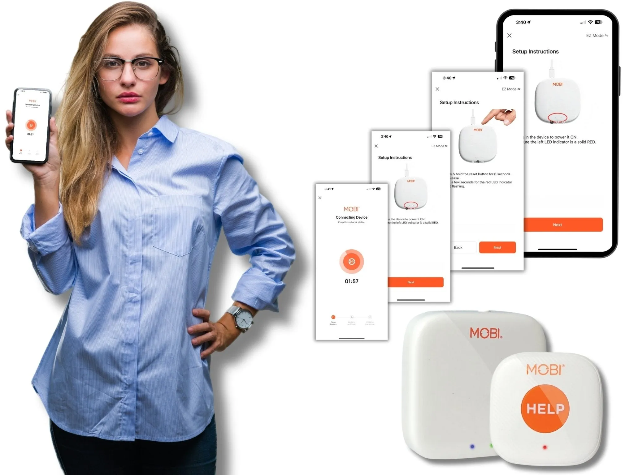 Smart Wi-Fi Caregiver Support Monitoring System & Alert Button