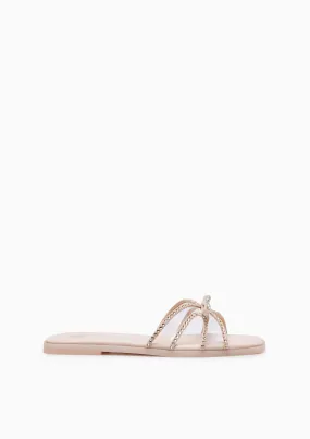 Spencer Flat Sandals Ivory