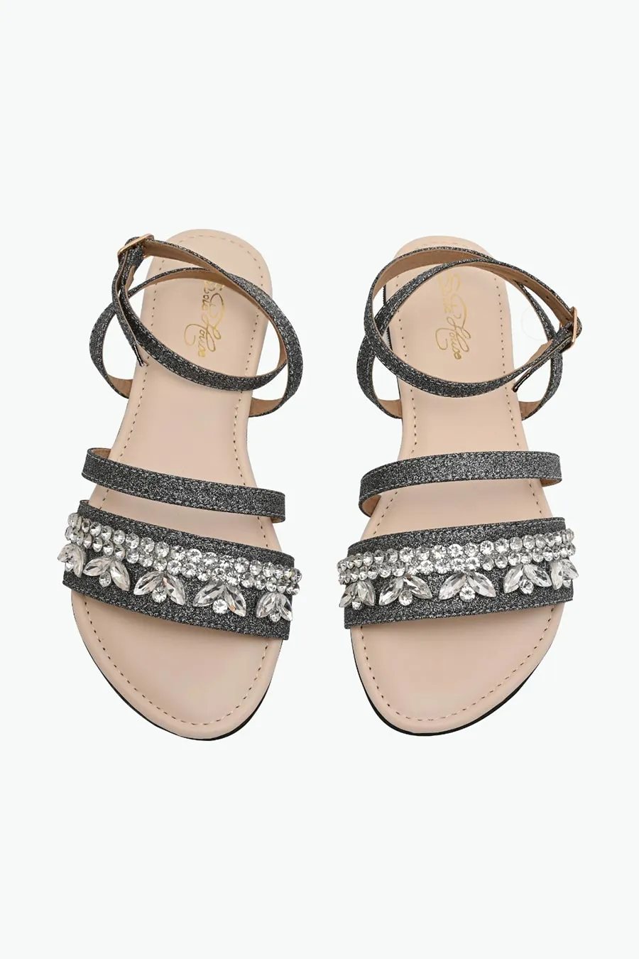 Starry Night Crystal Embellished Flats