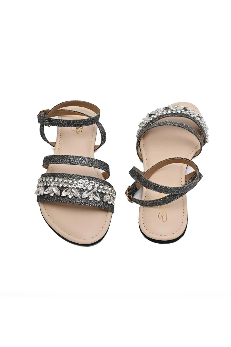 Starry Night Crystal Embellished Flats