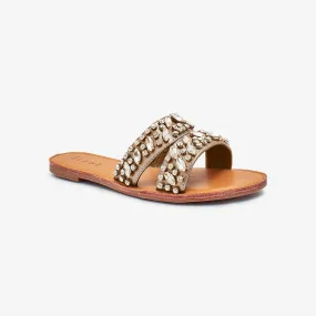Stone Encrusted Fancy Womens Chappals