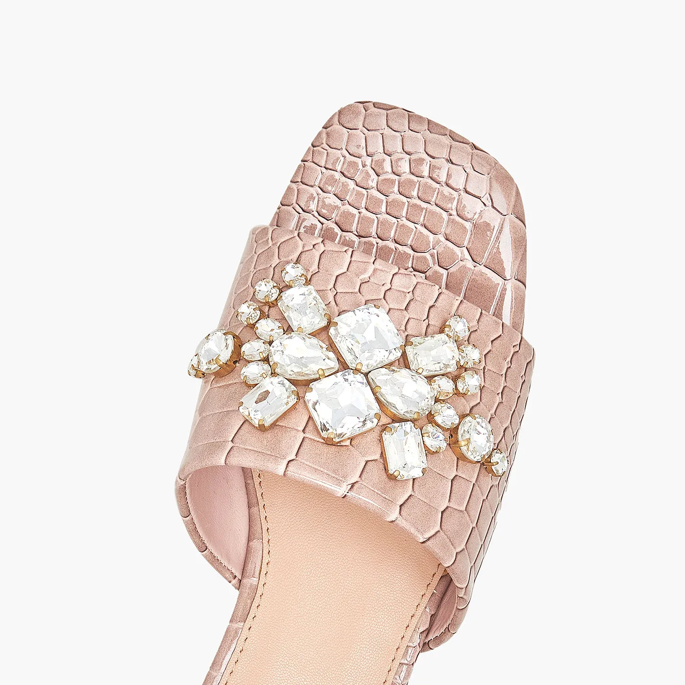 Stones Embellished Slides
