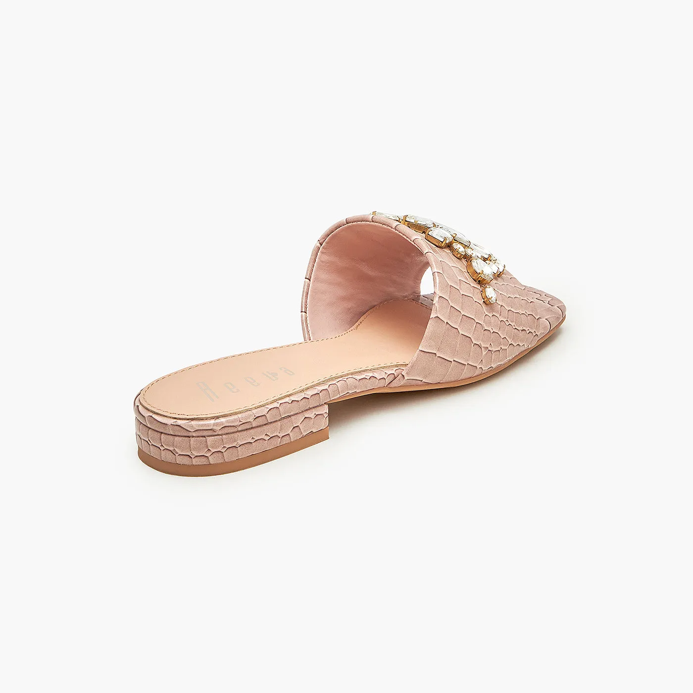 Stones Embellished Slides