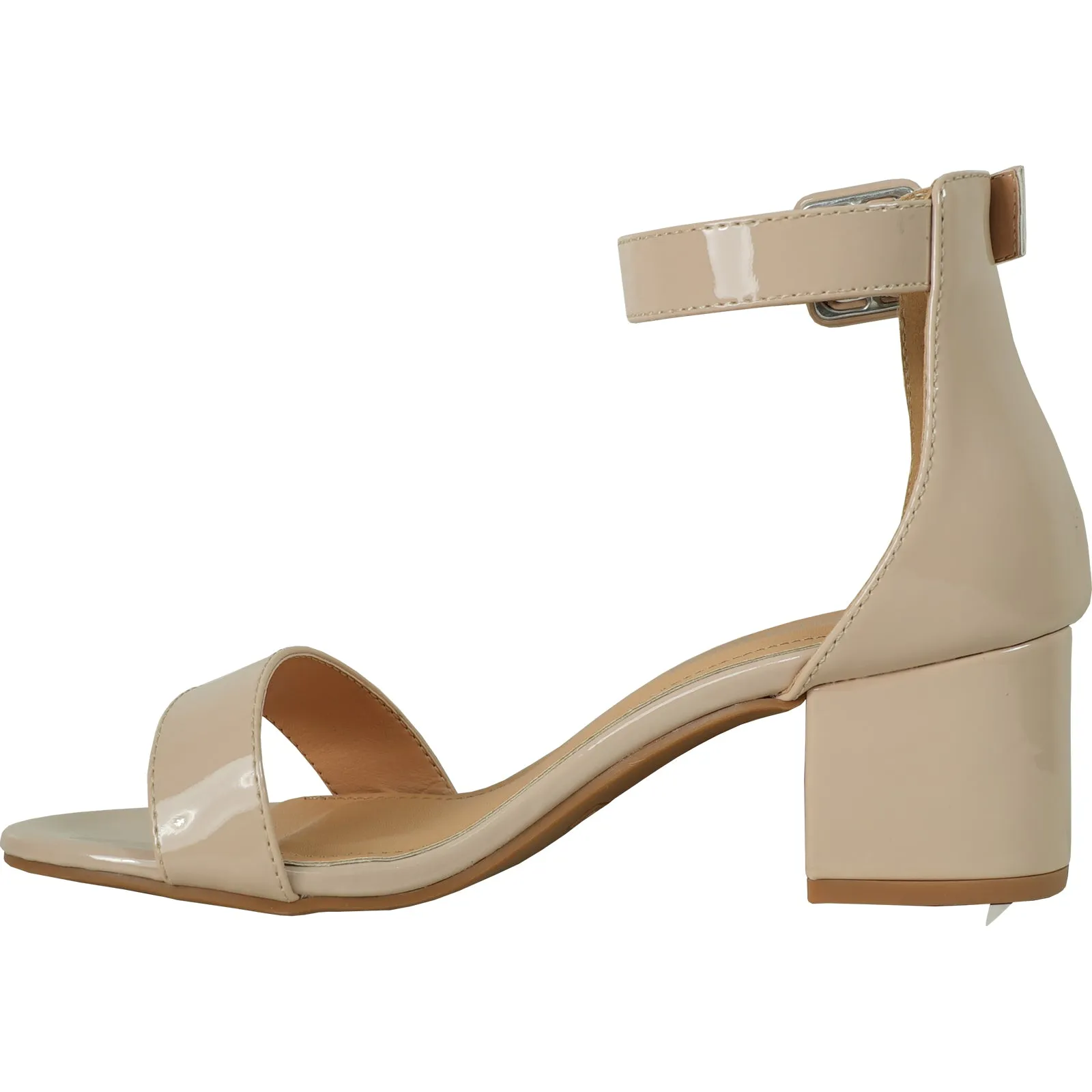VANGELO Women Sandal DARCIE-23 Heel Party Prom & Wedding Sandal Nude Patent