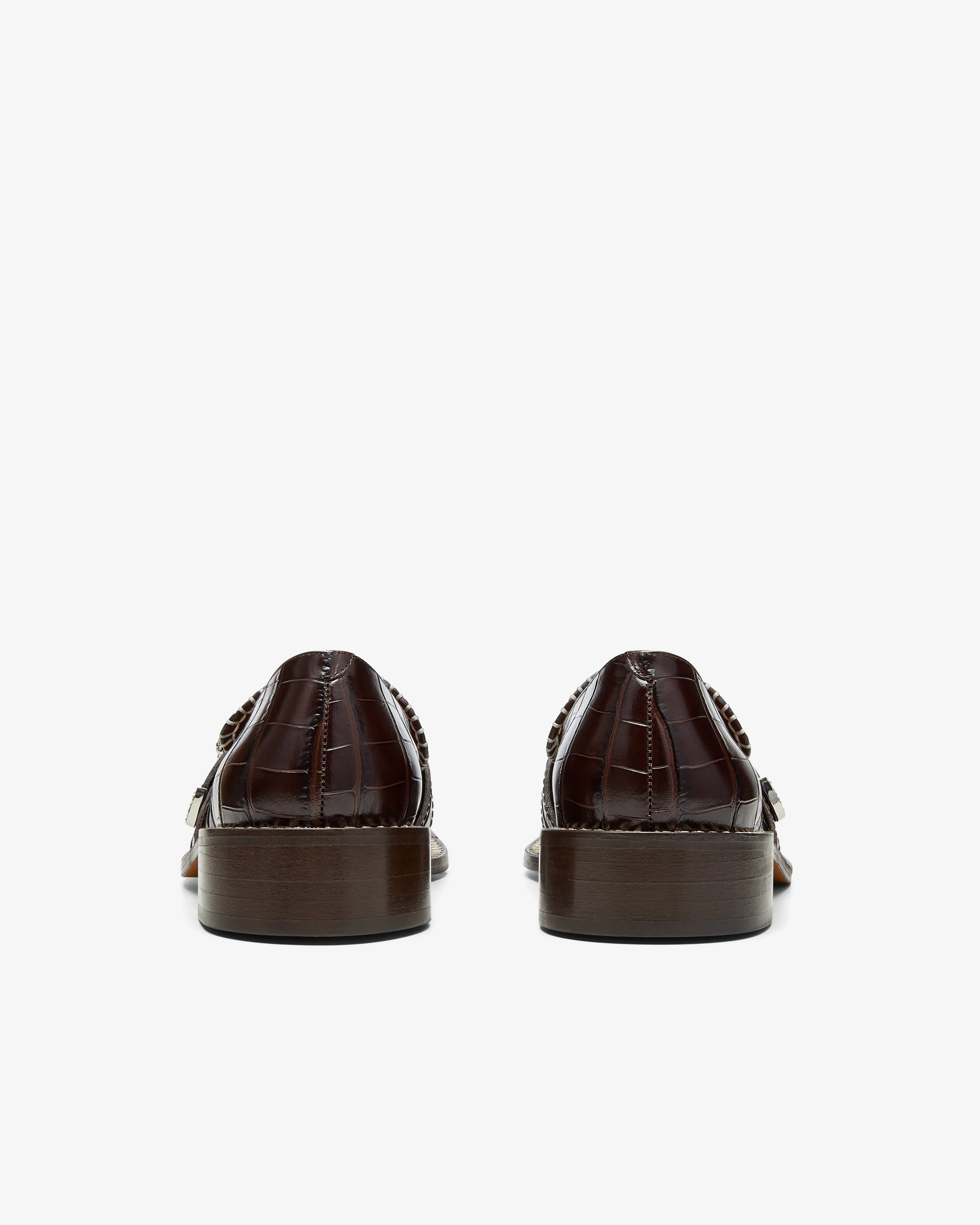 Wales Bonner - Women's Embellished Buckled Loafer - (Black)