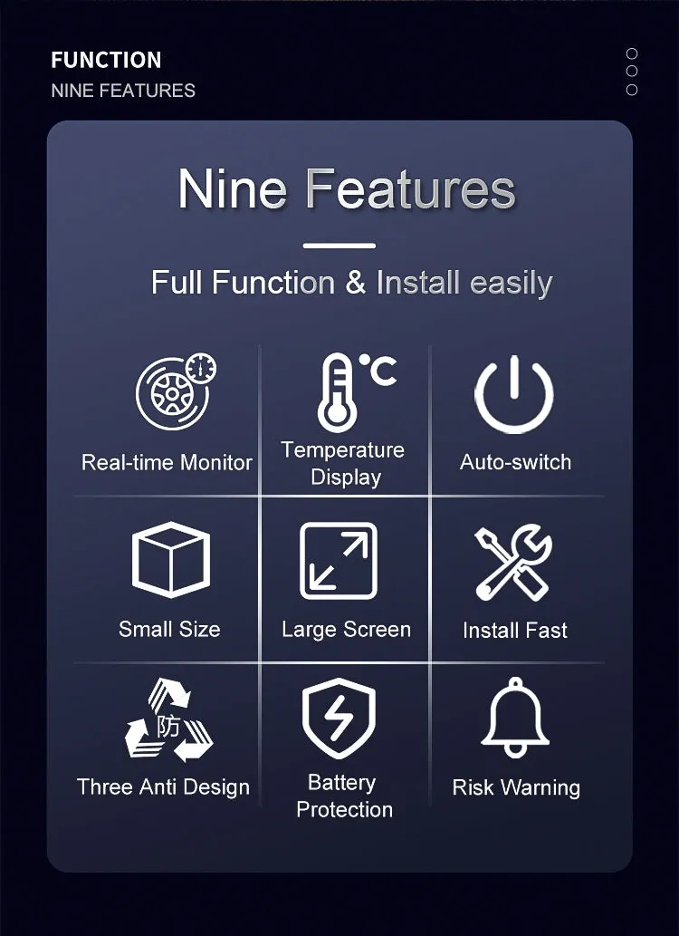 Wireless  Tire  Pressure  Monitoring Instrument Tire Pressure