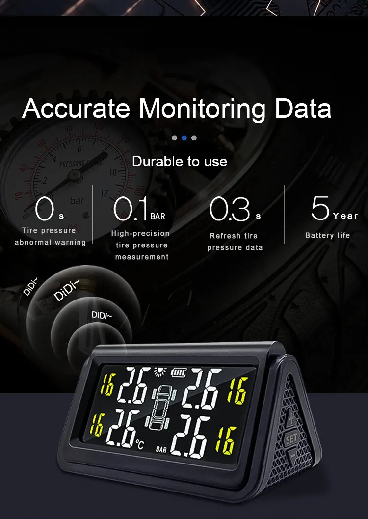 Wireless  Tire  Pressure  Monitoring Instrument Tire Pressure