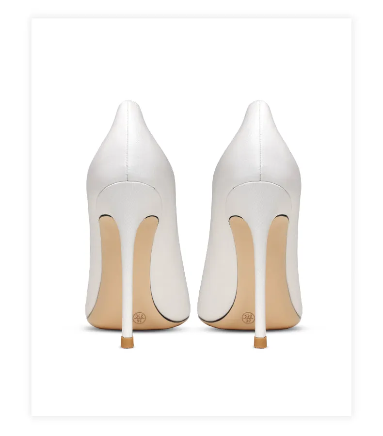 xiangtuibao New Spring Women For Fashion Pointed Toe Stiletto Pumps Sexy White String Bead Wedding Shoes High Heels Party Dress Shoes V